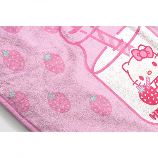 Hello Kitty Blanket, Pink-hello Kitty