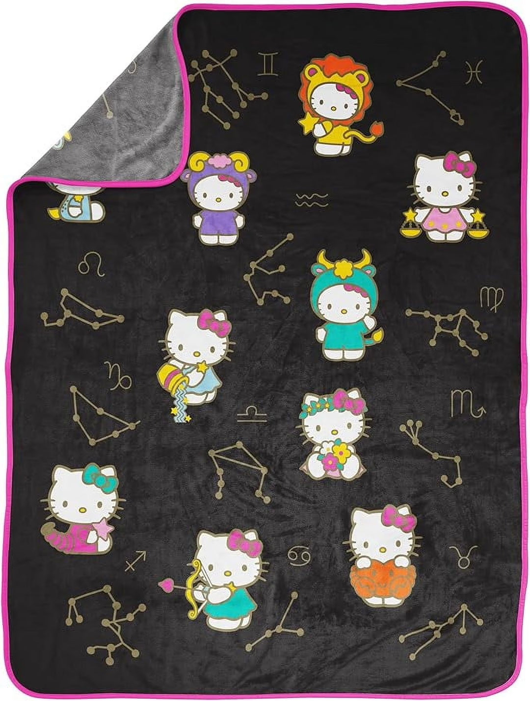 Hello Kitty Blanket, Pink-hello Kitty 2