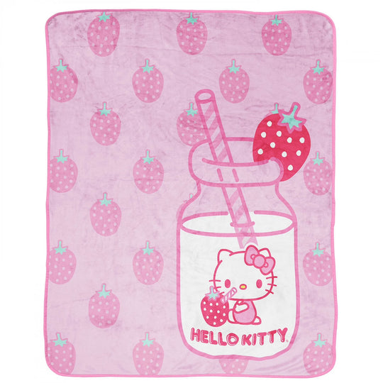 Hello Kitty Blanket, Pink-hello Kitty 6