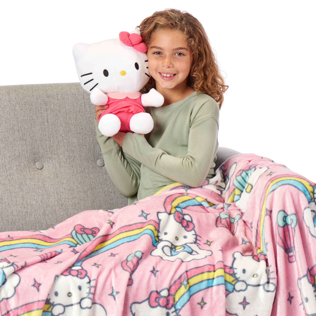 Hello Kitty Blanket, Pink-hello Kitty 7