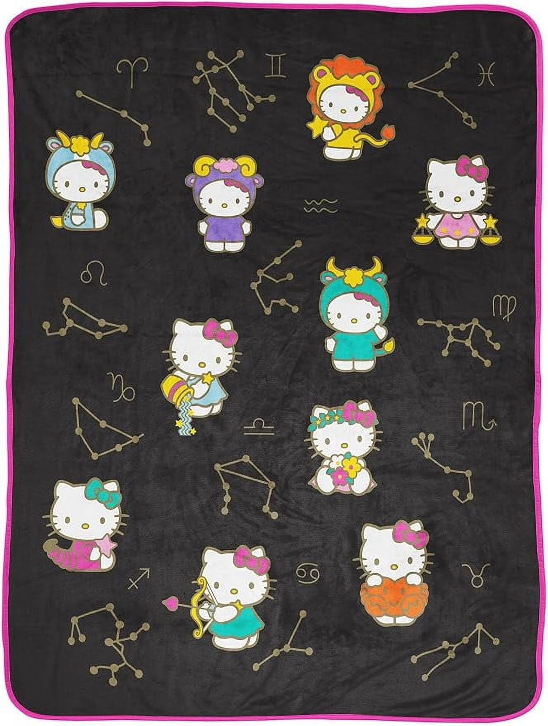 Hello Kitty Blanket, Pink-hello Kitty 8