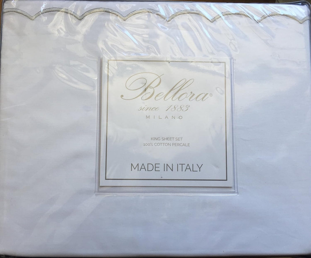 Bellora Decorative Pillow, Plain White