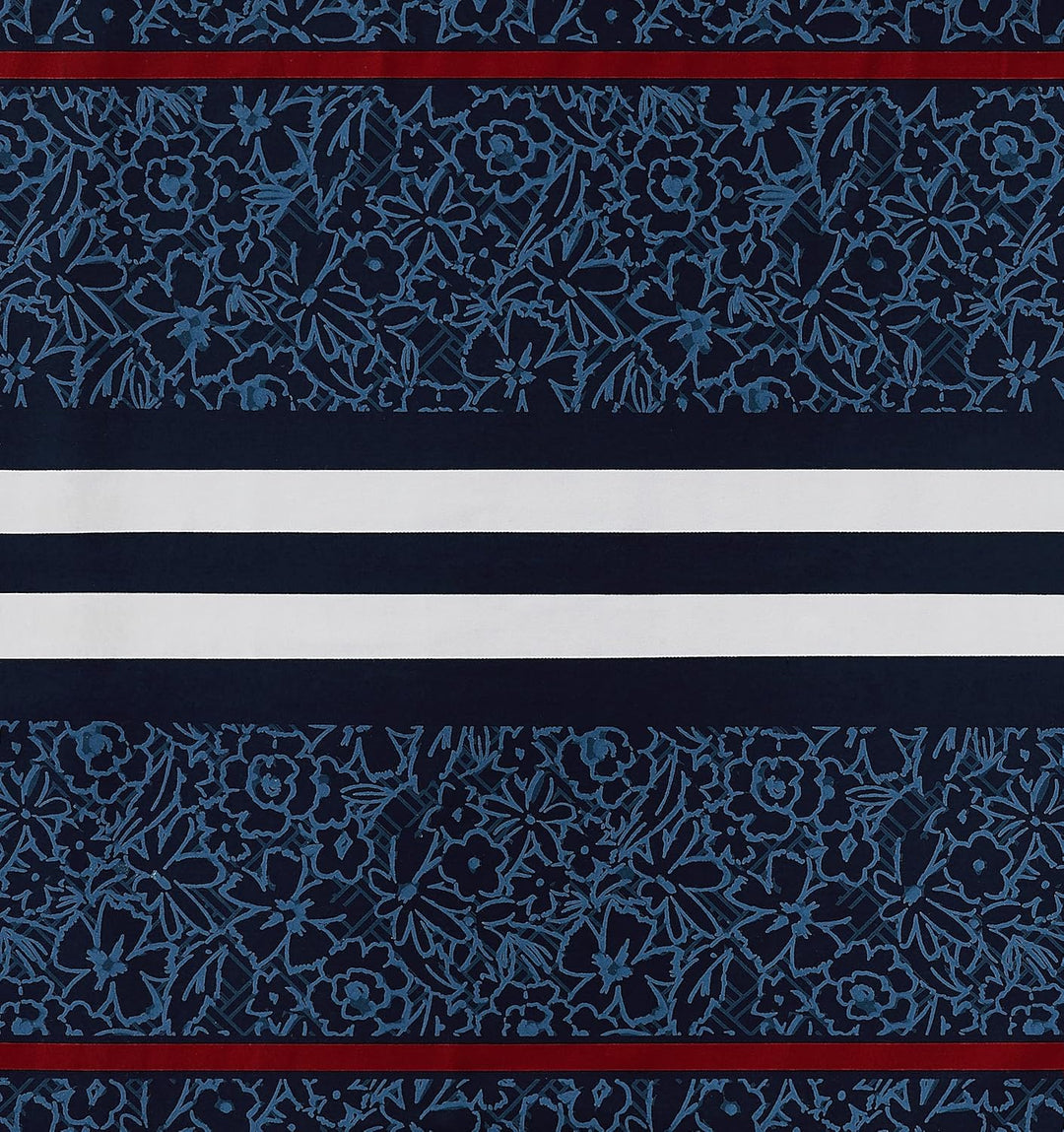 Tommy Hilfiger Navy Floral Stripe Set, Navy