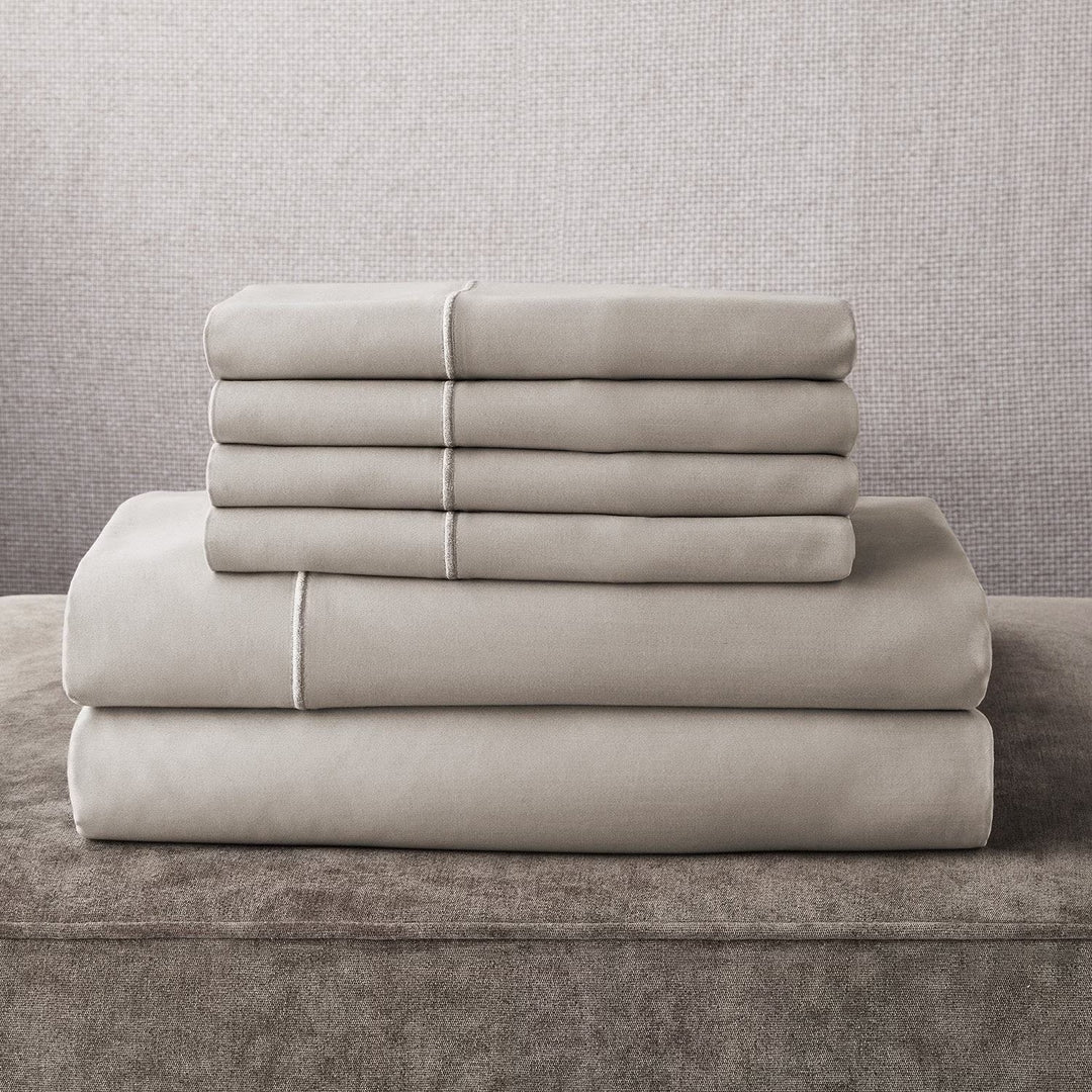 Member's Mark Bed Sheet Set, Queen Blue Crest, Queen 4