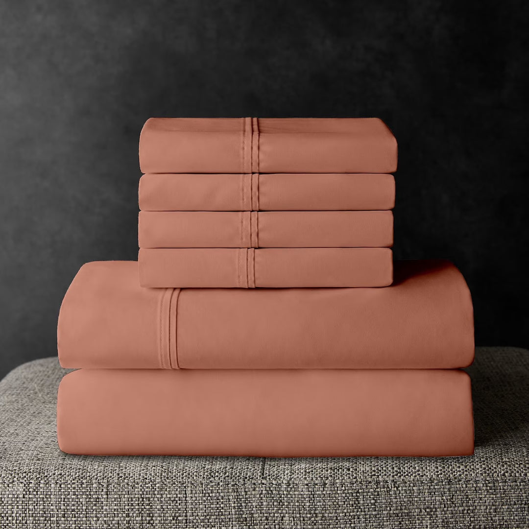 Member's Mark Bed Sheet Set, Terra Cotta Dream, Twin Xl