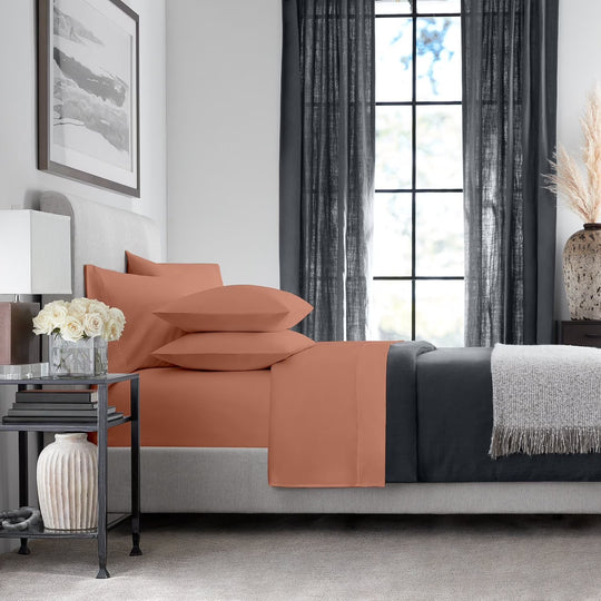 Member's Mark Bed Sheet Set, Terra Cotta Dream, Twin Xl 2