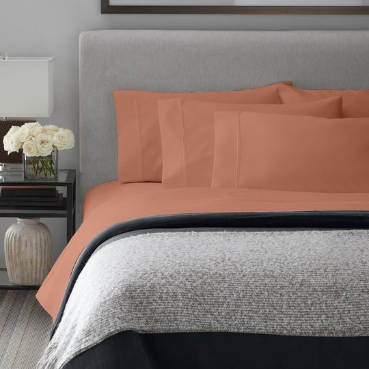 Member's Mark Bed Sheet Set, Terra Cotta Dream, Twin Xl 3