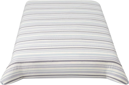 Kate Spade New York Nautical Striped Set of 3 Comforter Set, King Size, Grey Matter