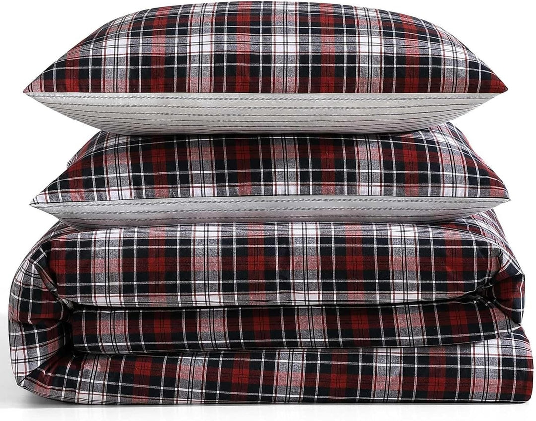 Tommy Hilfiger Tartan Red Comforter Set, Red