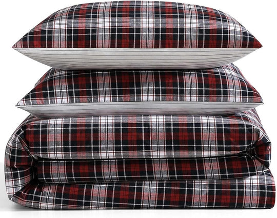 Tommy Hilfiger Tartan Red Comforter Set, Red
