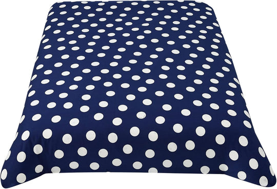 Kate Spade New York Dots Printed Set of 3 Comforter Set, Full/Queen Size, Navy