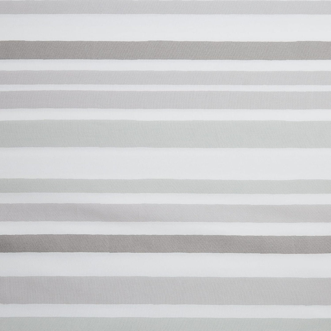 Kate Spade New York Nautical Striped Set of 3 Comforter Set, King Size, Grey Matter