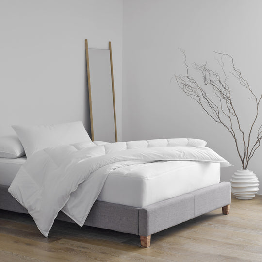 Martex Clean Essentials Antimicrobial Comforter Insert, White, Full/Queen