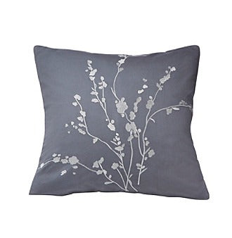 Calvin Klein Metallic Bouquet Pillow, 18x18