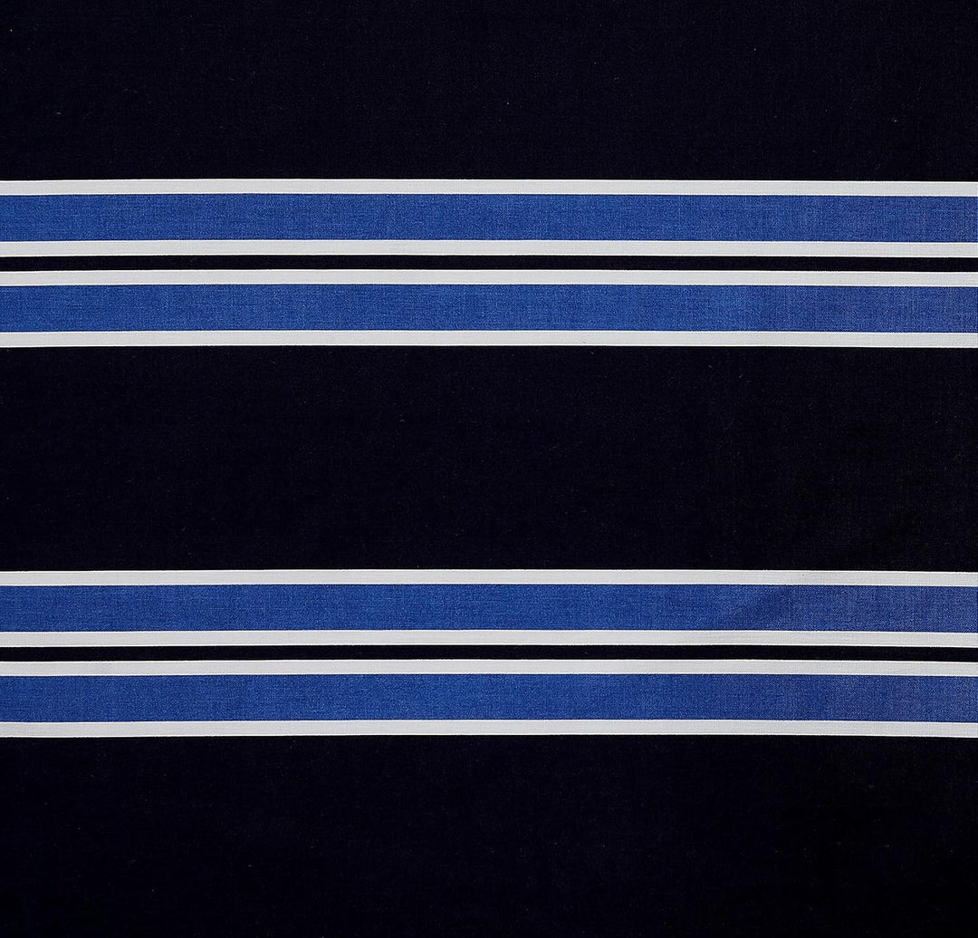 Tommy Hilfiger Navy Preppy Stripe Set, Full Queen, Navy