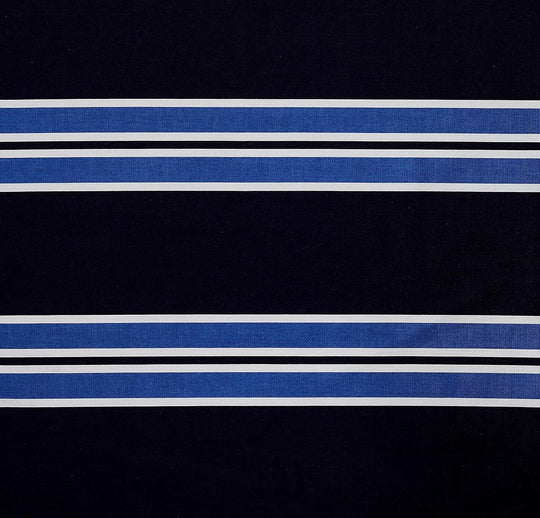 Tommy Hilfiger Navy Preppy Stripe Set, Full Queen, Navy