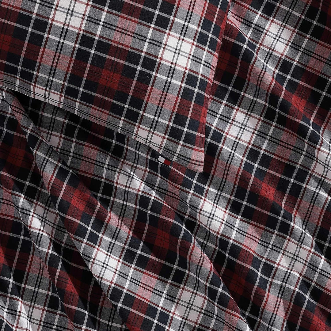 Tommy Hilfiger Tartan Red Comforter Set, Red