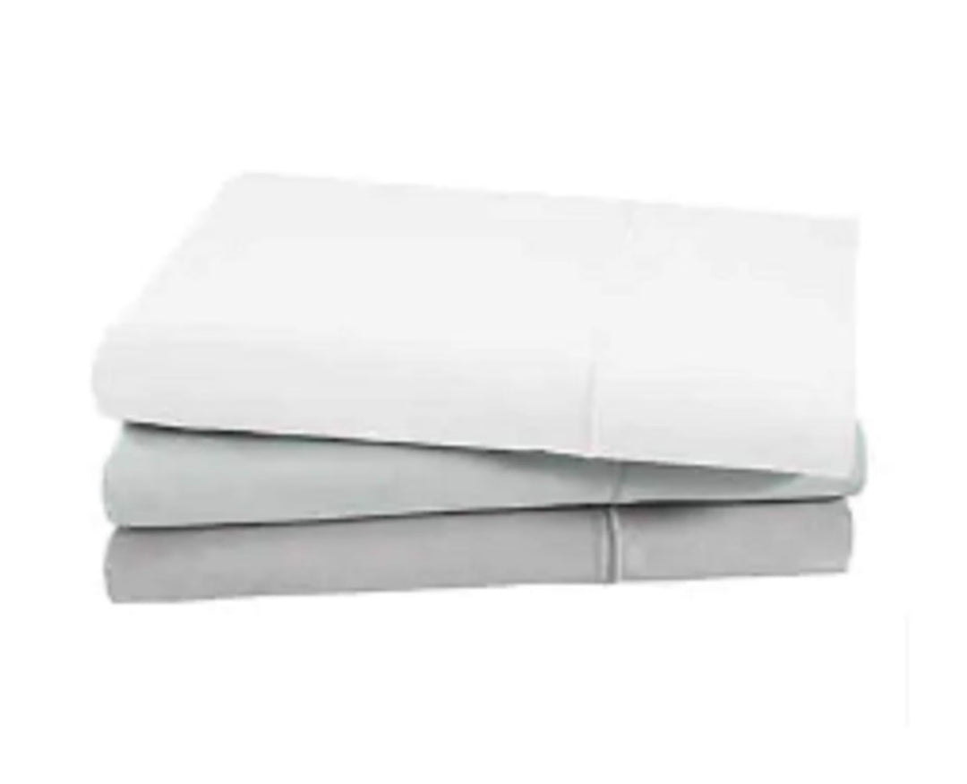 Hotel Signature Sateen Bed Sheet Set, Silver Grey, Full
