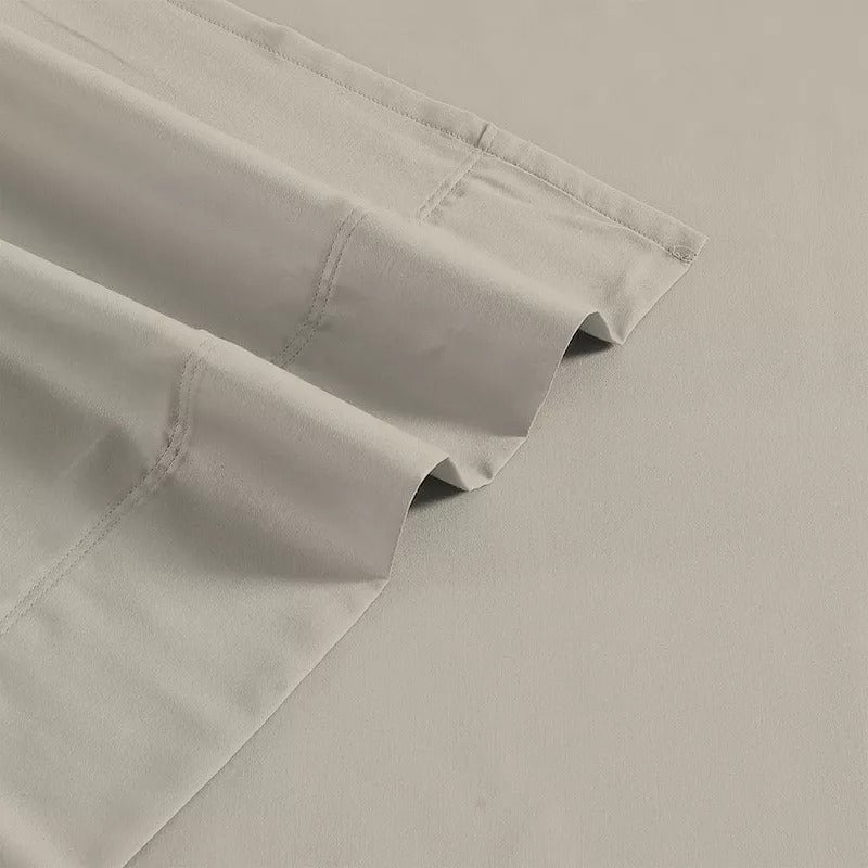 Color Sense Bed Sheet Set, Beige, Full