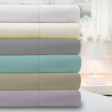 Color Sense Bed Sheet Set, Beige, Full 2