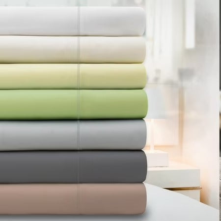 Purity Home Bed Sheet Set, White, Queen 4