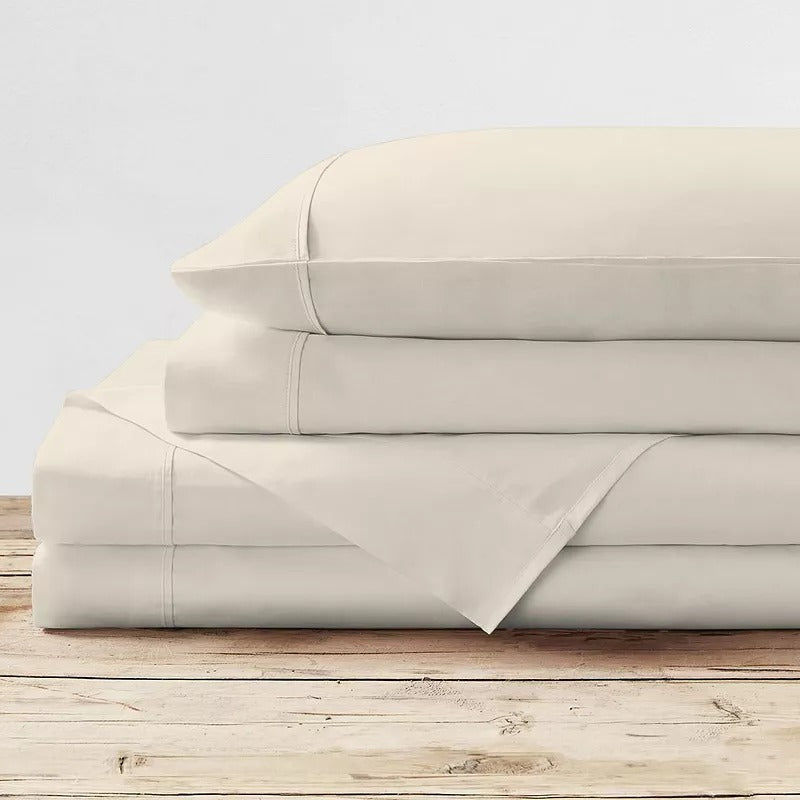 Purity Home Bed Sheet Set, Ivory, King