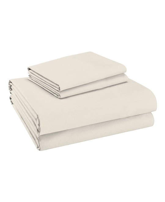 Purity Home Bed Sheet Set, Ivory, King 3