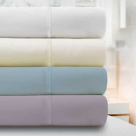 Purity Home Bed Sheet Set, Ivory, King 4