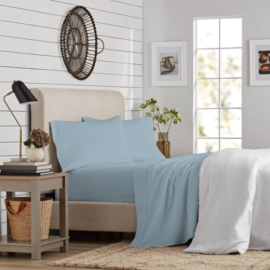 Purity Home Bed Sheet Set, Aqua, Queen 2