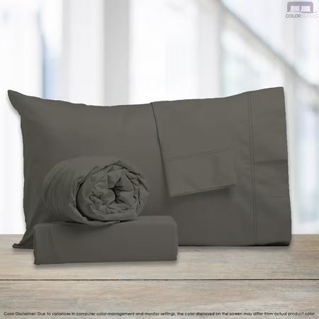 Aireolux Full Sheet Set, Light Grey, Queen 2