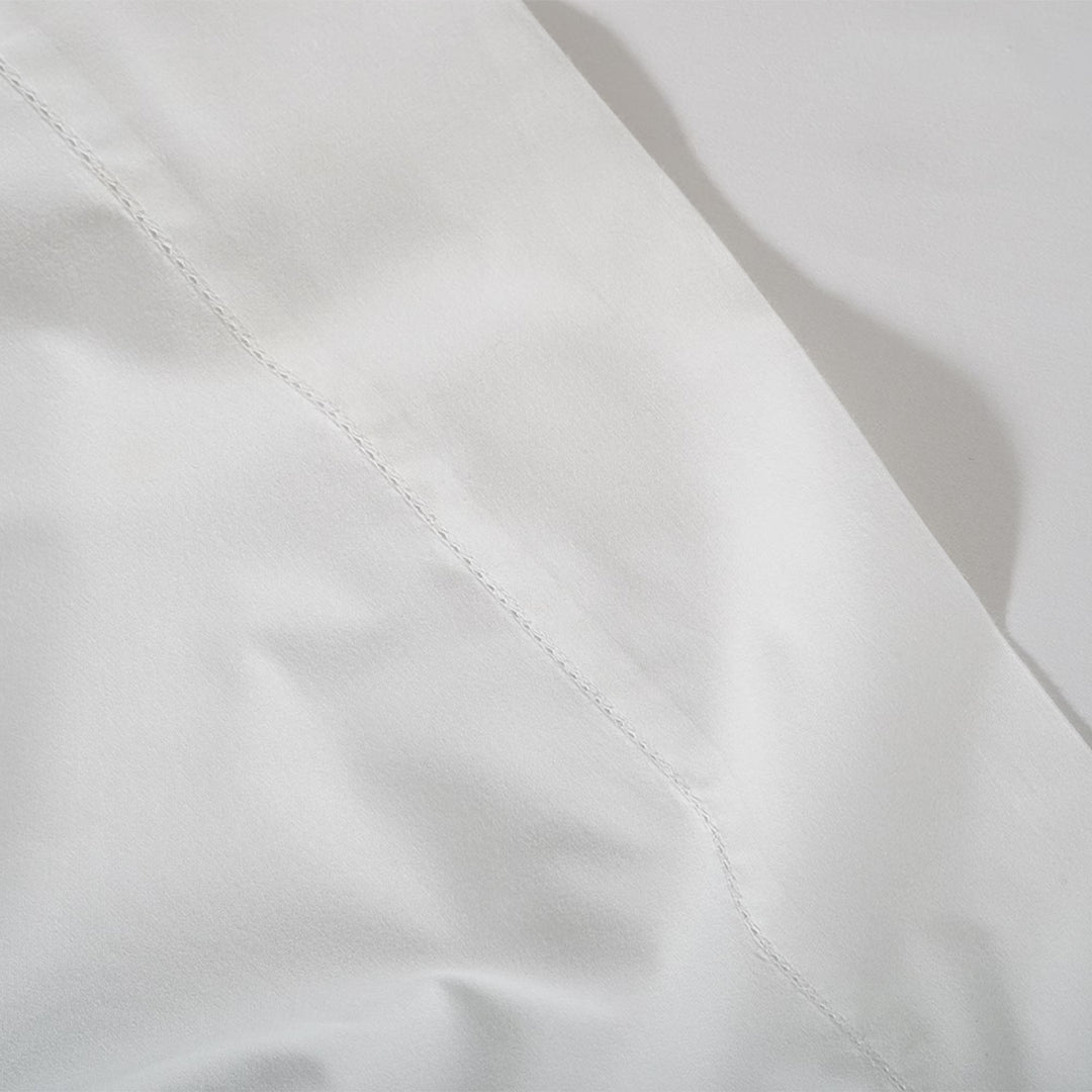 Hotel Signature Sateen Bed Sheet Set, Light Blue, Full 9