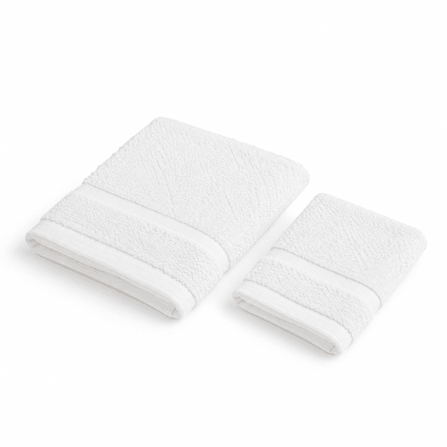 SILVERbac Martex antimicrobial white towels, view 2