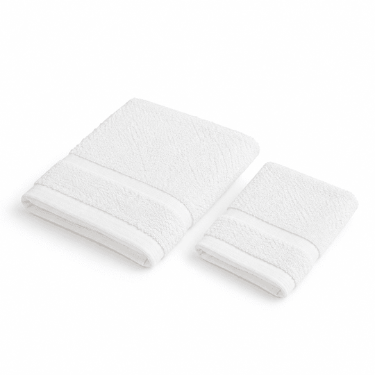SILVERbac Martex antimicrobial white towels, view 2