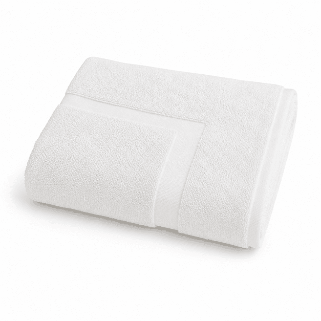 SILVERbac Premium Hand Towel, 950 GSM, White, view 2