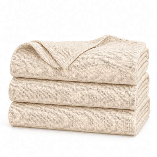 Martex CLEAN Essentials Cotton Blanket 3 Pack, Full