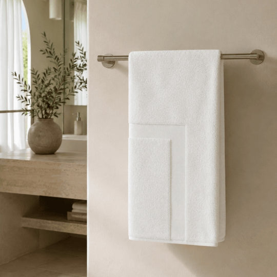 SILVERbac™ Martex Health Premium Hand Towel, 50cm x 85cm, White