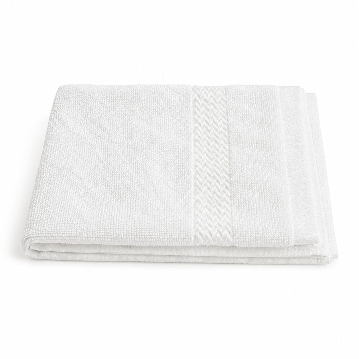 SILVERbac Martex premium white face towels, view 2