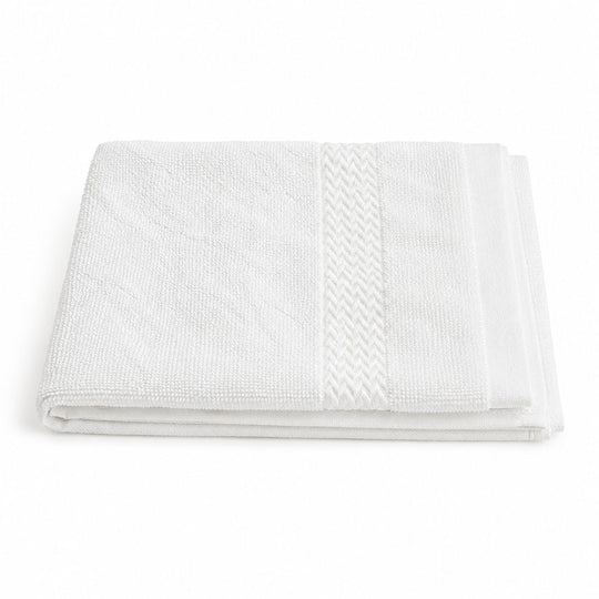 SILVERbac Martex premium white face towels, view 2