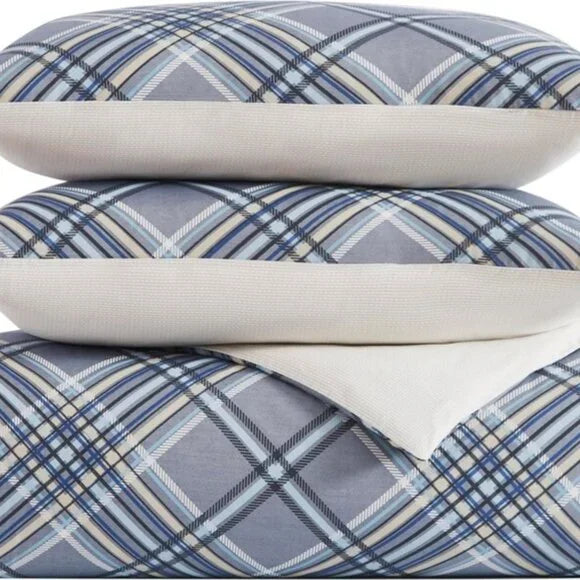 Tommy Hilfiger Blue Spring Argyle Set, Blue