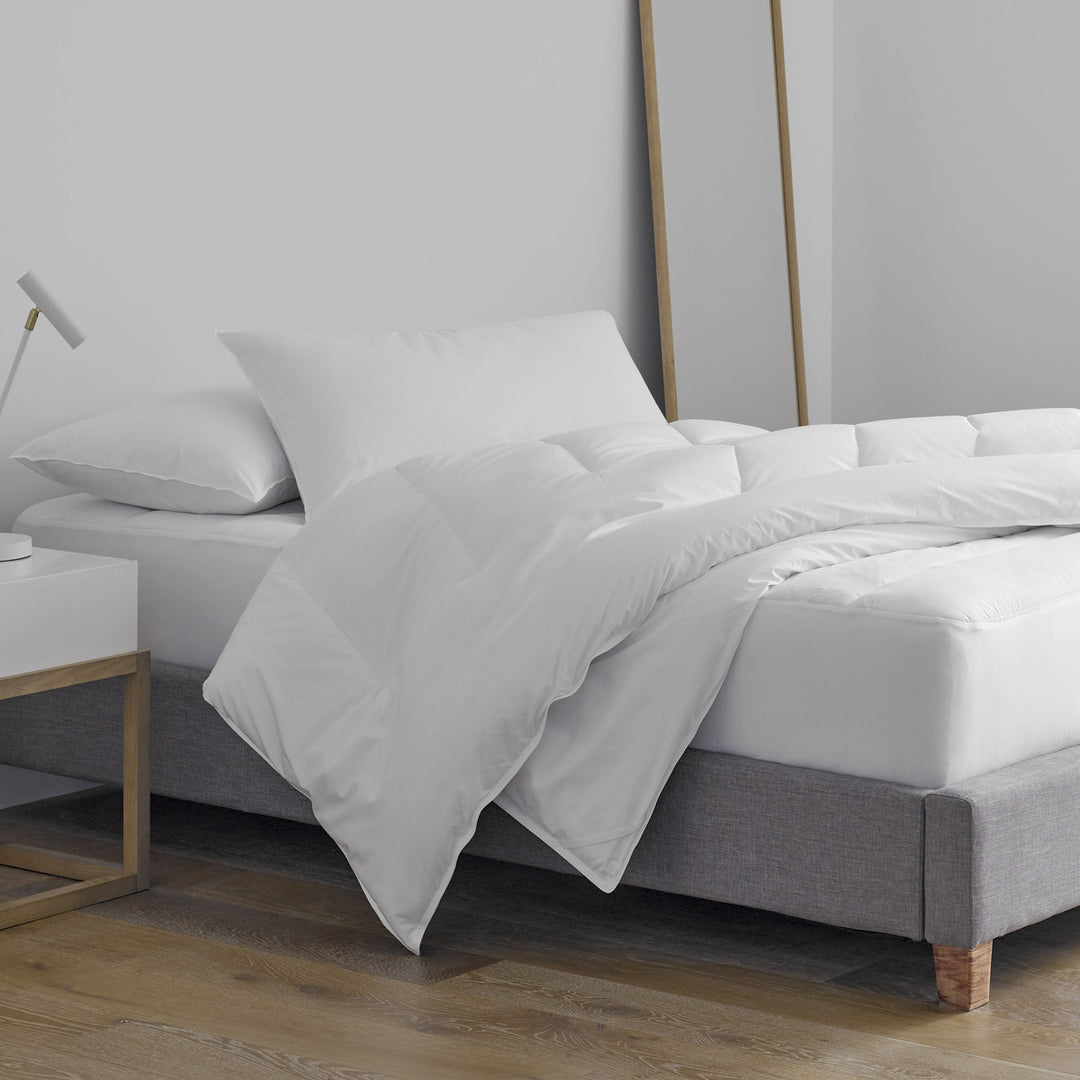 Martex Clean Essentials Antimicrobial Comforter Insert, White, Full/Queen