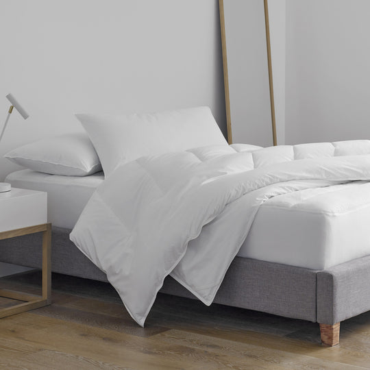 Martex Clean Essentials Antimicrobial Comforter Insert, White, Full/Queen