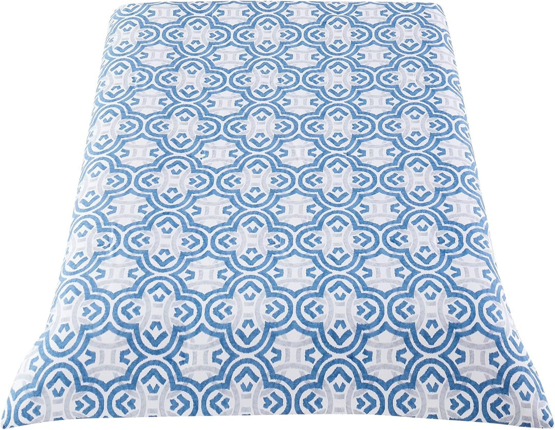 Royal Velvet Clover Comforter, Full/Queen Size, Storm Blue